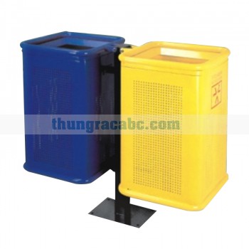 THÙNG RÁC ĐÔI PHÂN LOẠI RÁC THẢI GIÁ RẺ