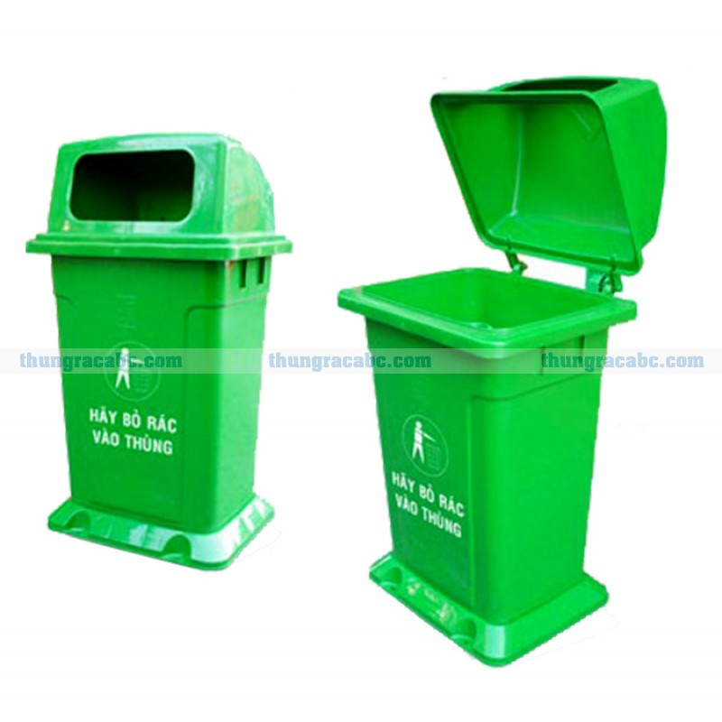 Thung Rac Nhựa Co Nắp